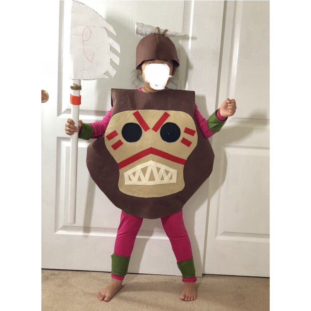 Disney Moana Kakamora Costume for Kids SIZE 7/8 Years Handmade
